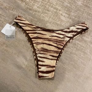 Monday Swimwear - Byron Bottom - Tiger - medium
